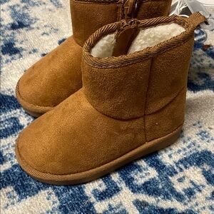 BearPaw Kids Tan Vegan Boots